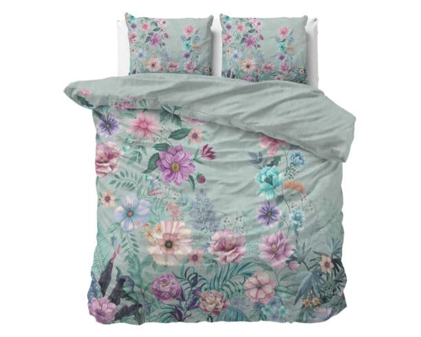 Dekbedovertrek Flore Blauw