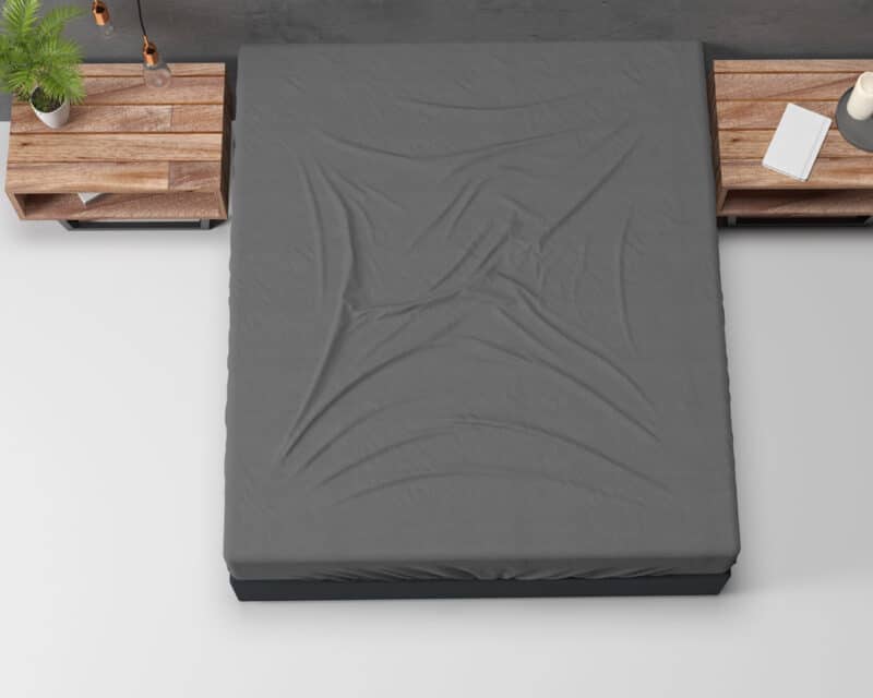 Flanel Basic Hoeslaken Antraciet - Afbeelding 4