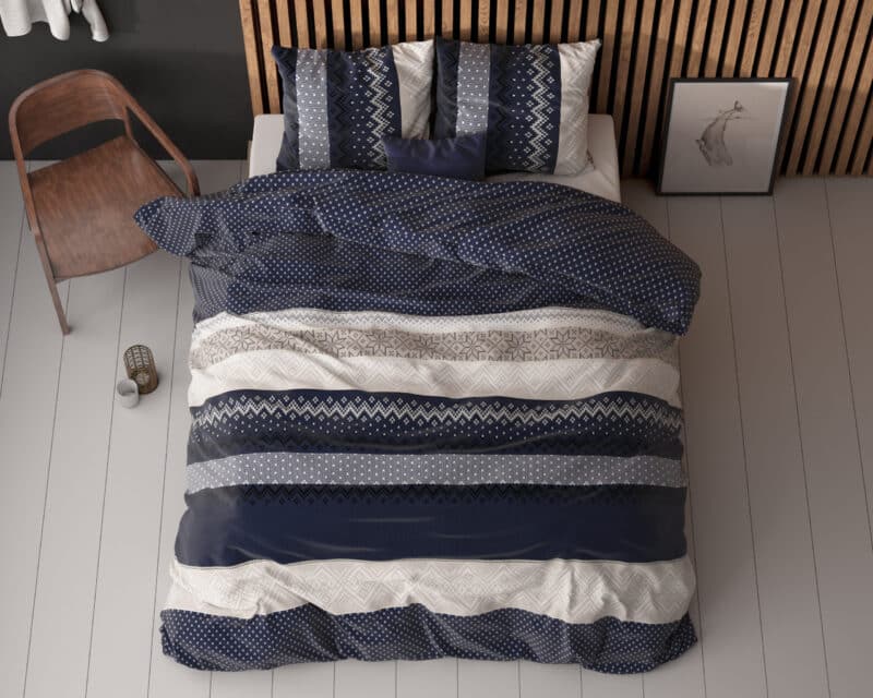 Dekbedovertrek Elisabeth Navy - Afbeelding 3