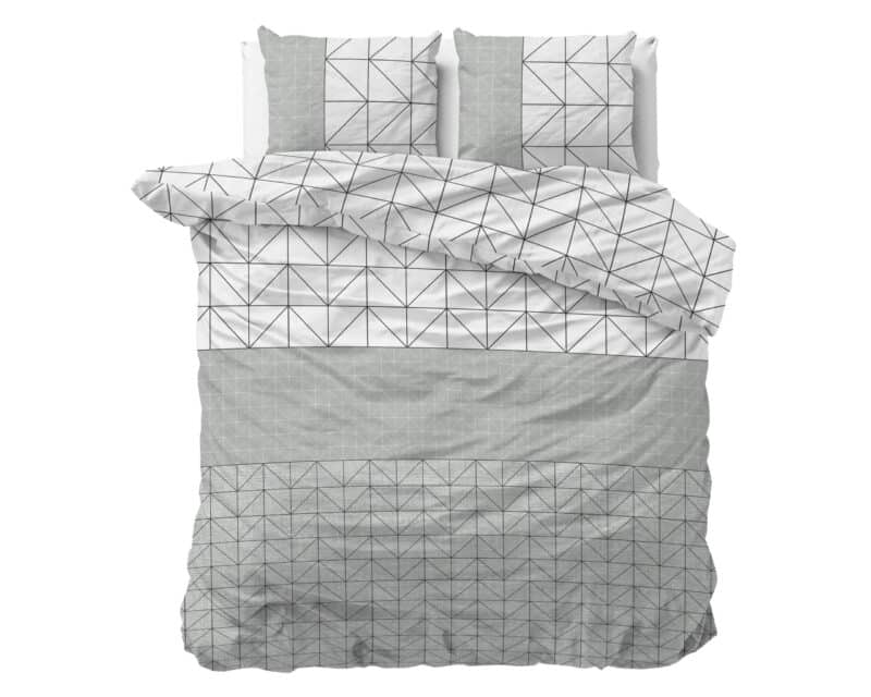 Dekbedovertrek Flanel Gino Grijs