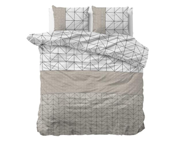 Dekbedovertrek Flanel Gino Taupe