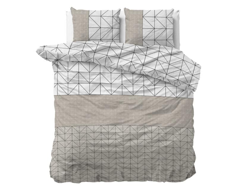 Dekbedovertrek Flanel Gino Taupe