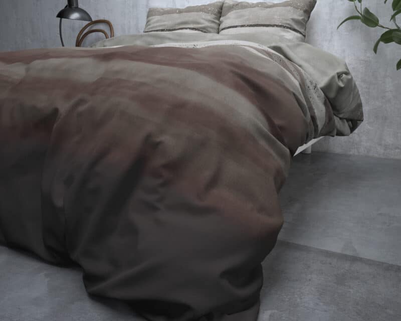 Dekbedovertrek DH Flanel Marcus Taupe - Afbeelding 4