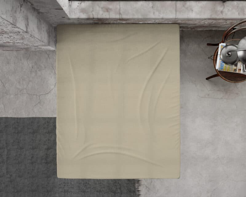 Flanel Premium Hoeslaken Taupe - Afbeelding 4