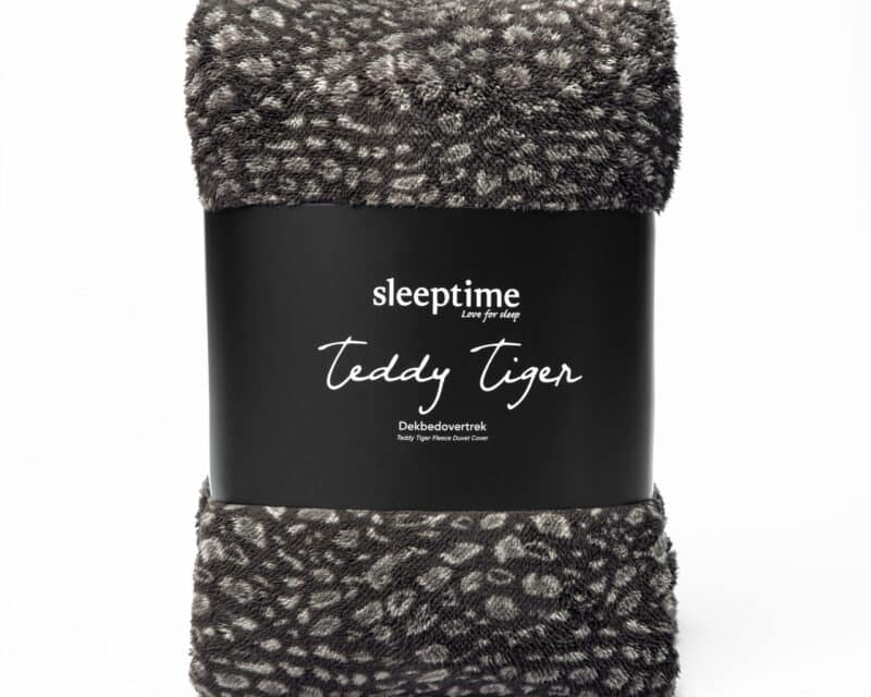 Dekbedovertrek Teddy Tiger Zwart - Afbeelding 2