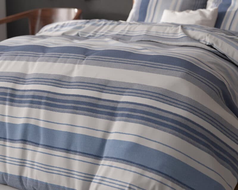 Dekbedovertrek Stripy Blauw - Afbeelding 4