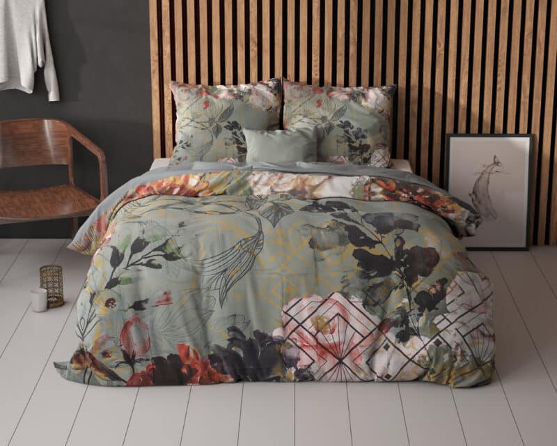 Dekbedovertrek Marble Art Deco Groen - Afbeelding 2