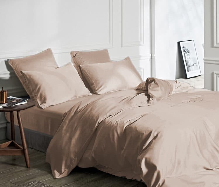 Dekbedovertrek 100% Bamboo Taupe - Afbeelding 3