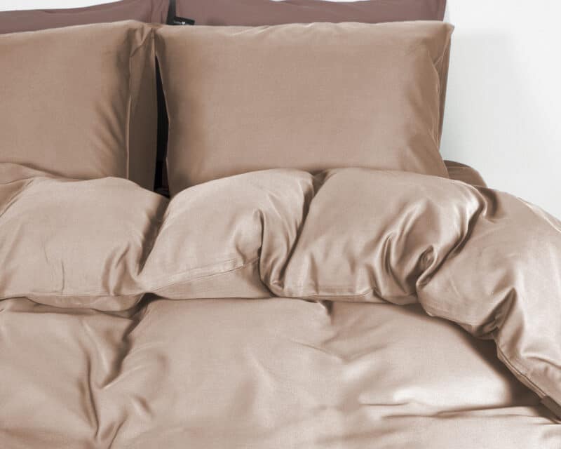 Dekbedovertrek 100% Bamboo Taupe - Afbeelding 8
