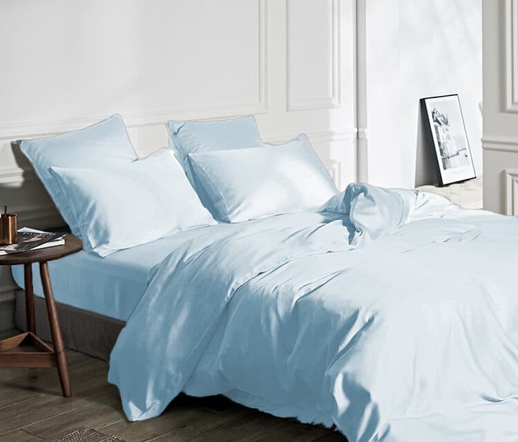 Dekbedovertrek 100%  Bamboo Blauw