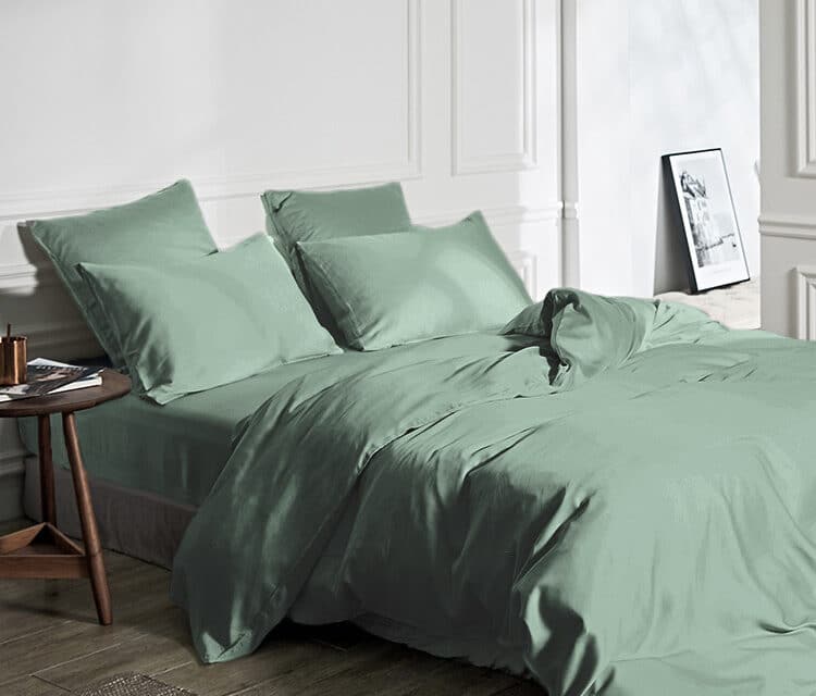 Dekbedovertrek 100% Bamboo Groen - Afbeelding 2