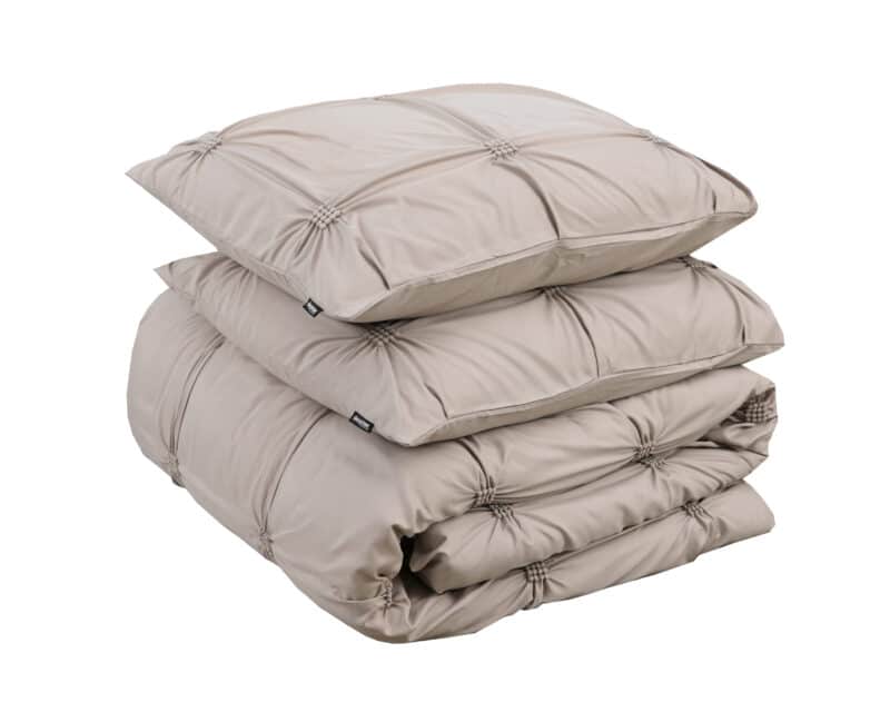 Dekbedovertrek Punch pintuck Taupe - Afbeelding 5