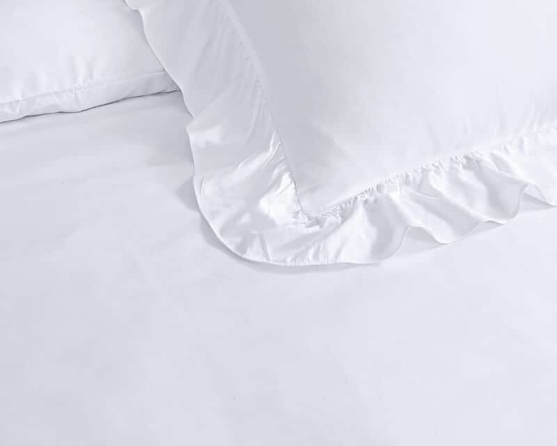 Dekbedovertrek Ruffles Wit - Afbeelding 4
