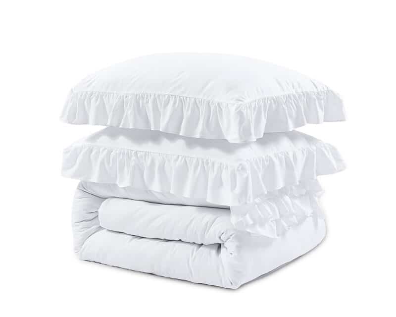 Dekbedovertrek Ruffles Wit - Afbeelding 5
