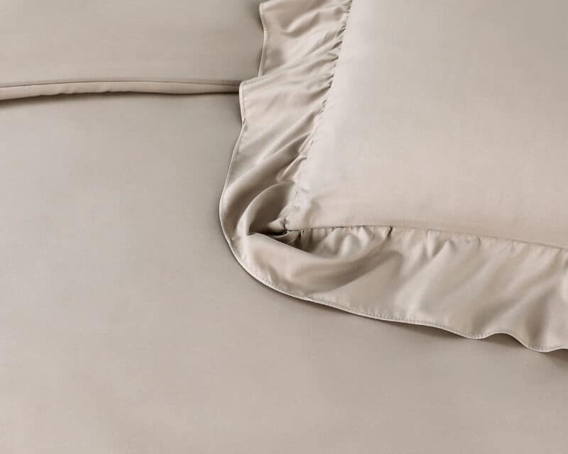 Dekbedovertrek Ruffles Taupe - Afbeelding 4