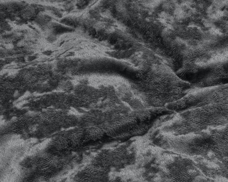 Dekbedovertrek Crushed Velvet Katoen Volcanic Antraciet - Afbeelding 5
