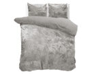 Dekbedovertrek Crushed Velvet Katoen Metallic Zilver - Afbeelding 3