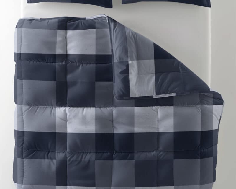 All-in one Lazy dekbed Anne Blauw Met Kussenslopen - Afbeelding 3