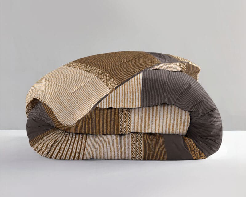 All-in one Lazy dekbed Marina Taupe Met Kussenslopen - Afbeelding 2
