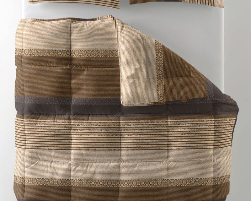 All-in one Lazy dekbed Marina Taupe Met Kussenslopen - Afbeelding 3