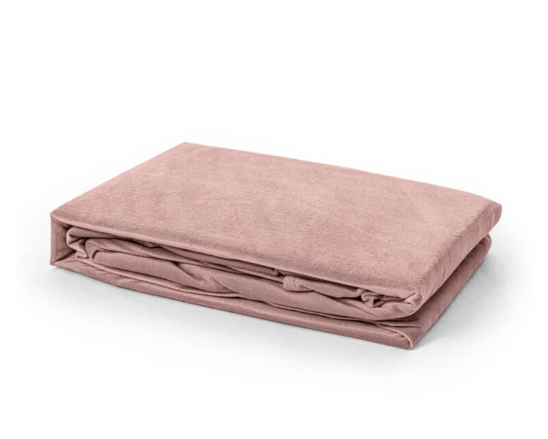 Velvet hoeslaken Oud Roze - Afbeelding 9