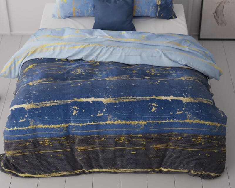 Dekbedovertrek Scratchy Blauw - Afbeelding 4