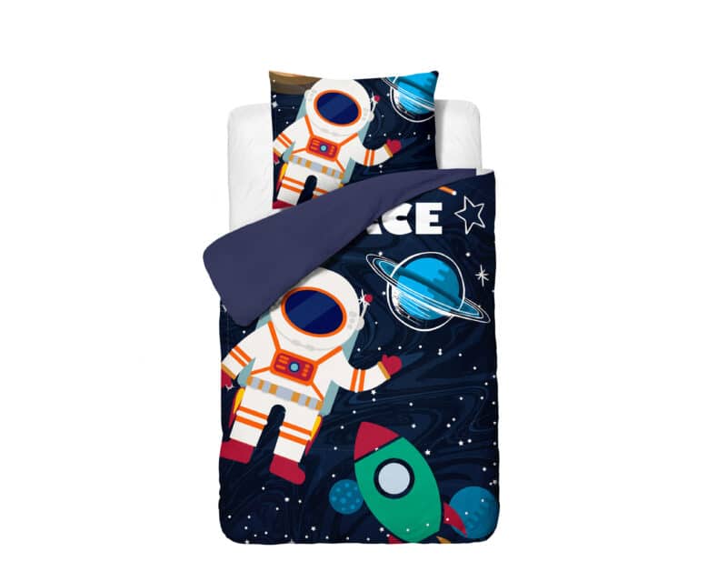 Dekbedovertrek Space man 2 Blauw - Afbeelding 7