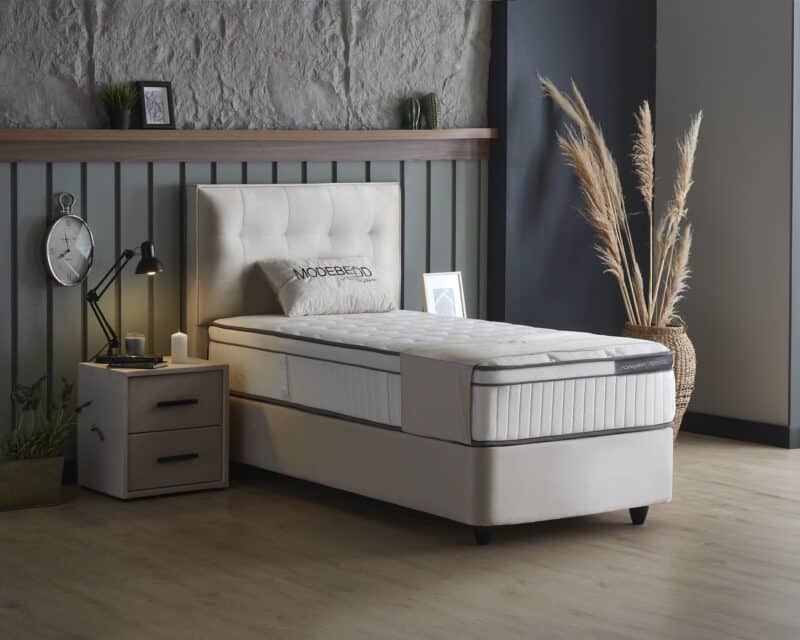 Eenpersoons boxspring met opbergruimte Modebedd - Afbeelding 2