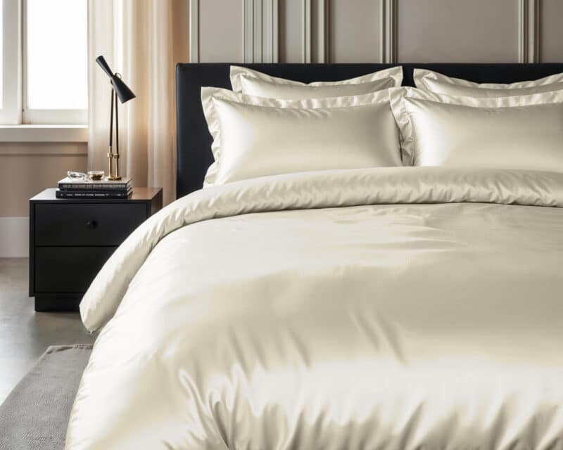 Dekbedovertrek Glossy Creme - Afbeelding 3