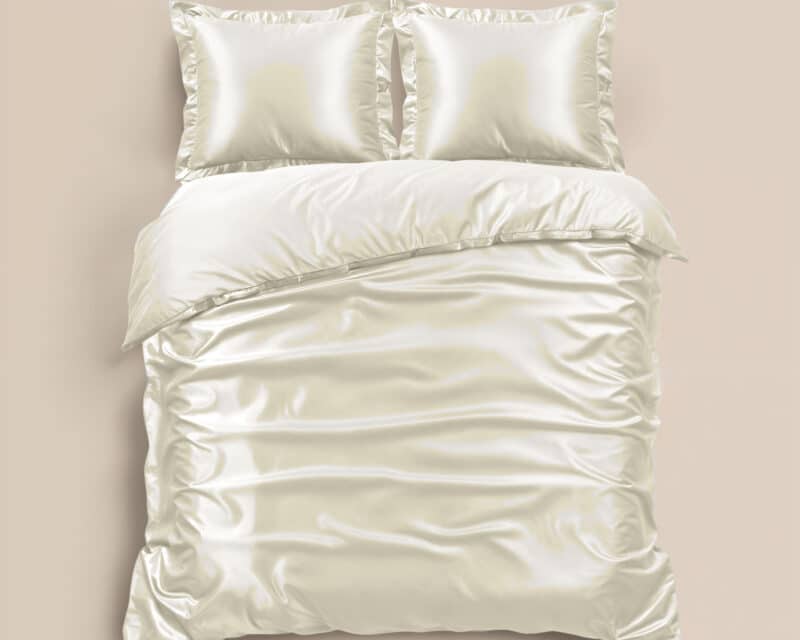 Dekbedovertrek Glossy Creme