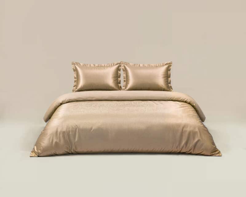 Dekbedovertrek Glossy Taupe - Afbeelding 6