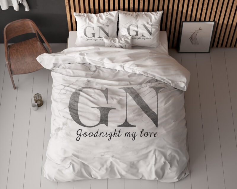 Dekbedovertrek Goodnight Zilver - Afbeelding 8