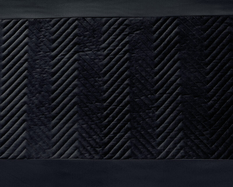 Dekbedovertrek Velvet Crossline Zwart - Afbeelding 4