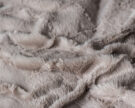Dekbedovertrek Faux Fur Check Taupe - Afbeelding 5
