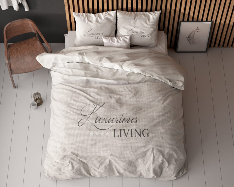 Dekbedovertrek Luxurious Living Zand