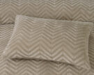 Dekbedovertrek Chevron Teddy Taupe - Afbeelding 3