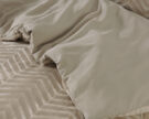 Dekbedovertrek Chevron Teddy Taupe - Afbeelding 5
