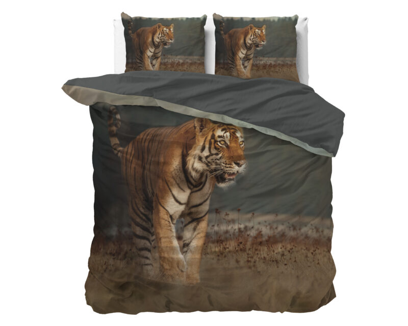 Dekbedovertrek Nature Tiger Taupe - Afbeelding 5