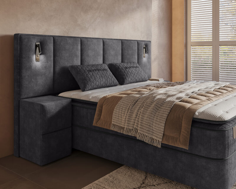 Boxspring met opbergruimte Cresta XL incl. 2 nachtkastjes - Afbeelding 6