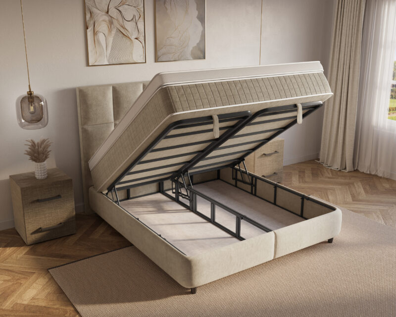 Boxspring met opbergruimte Neroli - Afbeelding 8