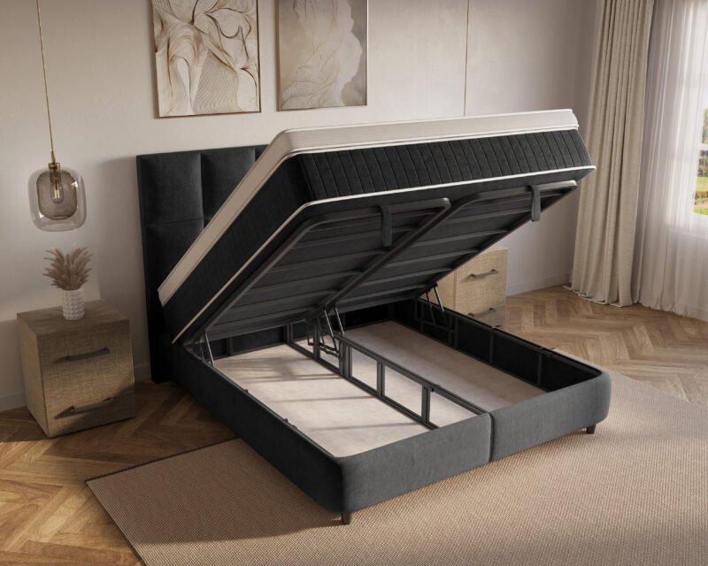 Boxspring met opbergruimte Neroli - Afbeelding 3