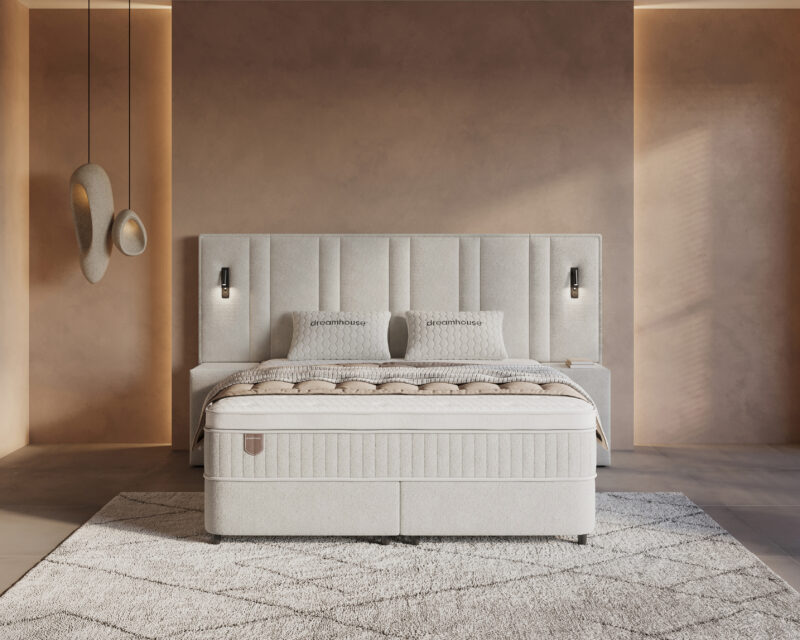 Boxspring met opbergruimte Royale XL incl. 2 nachtkastjes - Afbeelding 2