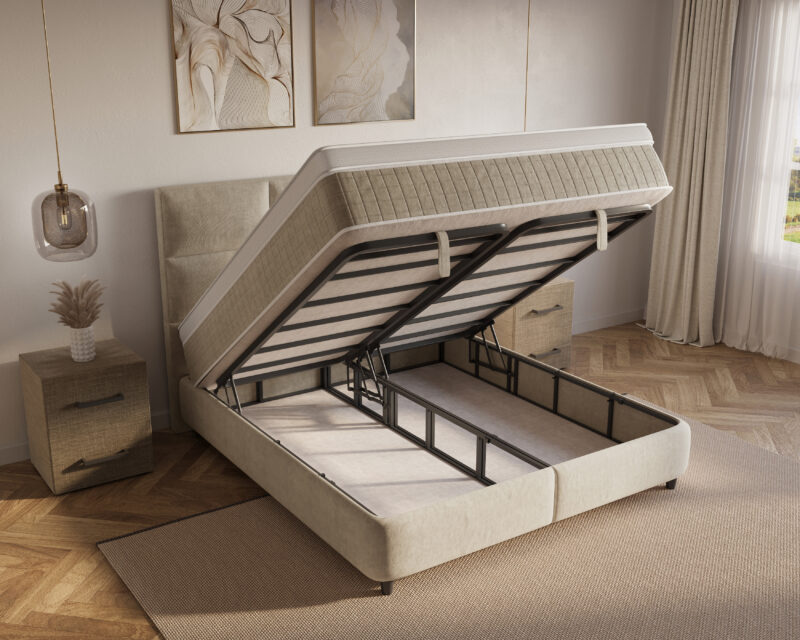 Boxspring met opbergruimte Verdo - Afbeelding 2