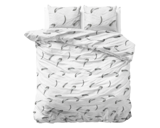 Dekbedovertrek Vintage Feathers Wit