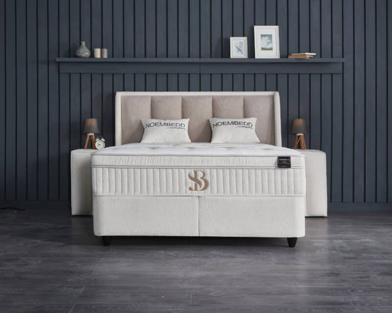 Boxspring met opbergruimte Noemibedd - Afbeelding 6