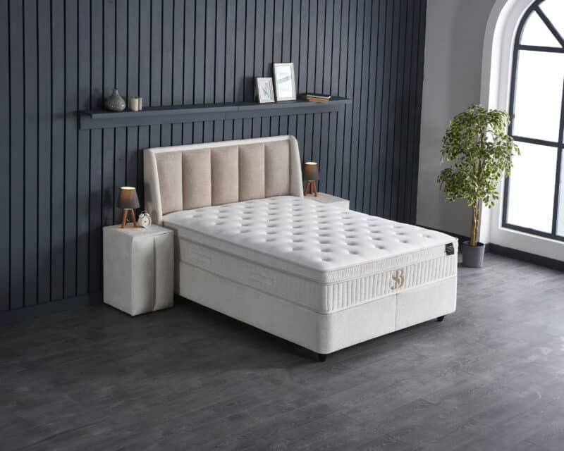 Boxspring met opbergruimte Noemibedd - Afbeelding 7