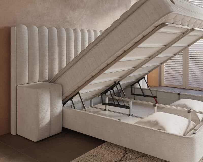 Boxspring met opbergruimte Imperial XL incl. 2 nachtkastjes - Afbeelding 2