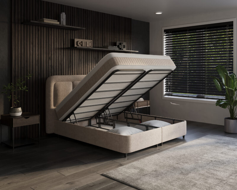 Boxspring met opbergruimte Velar - Afbeelding 2