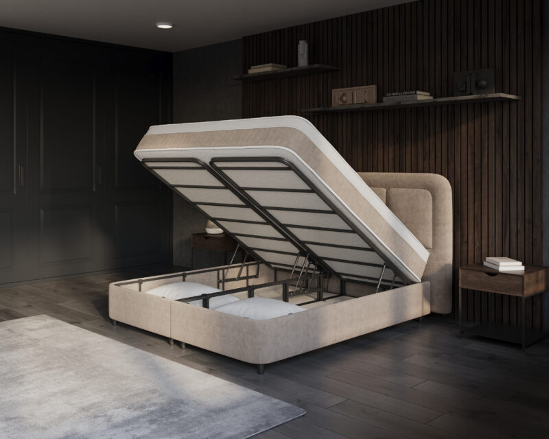 Boxspring met opbergruimte Velar - Afbeelding 6