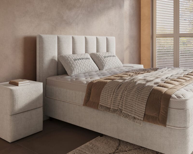 Boxspring met opbergruimte Linea - Afbeelding 7